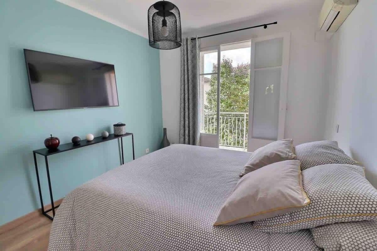 Charmant T2 Avec Balcon - Parking, Ac, Wifi Ajaccio  Luaran gambar
